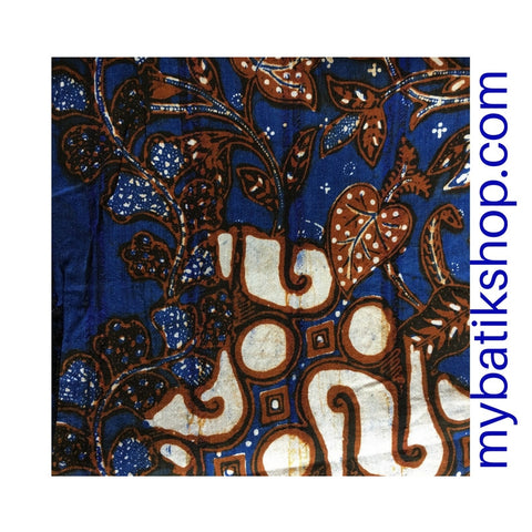 Batik Tenun from Wood Grains Dark Blue