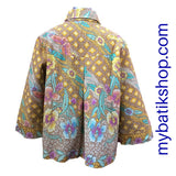 Blazer for Misses Batik Doby Embossed Yellow