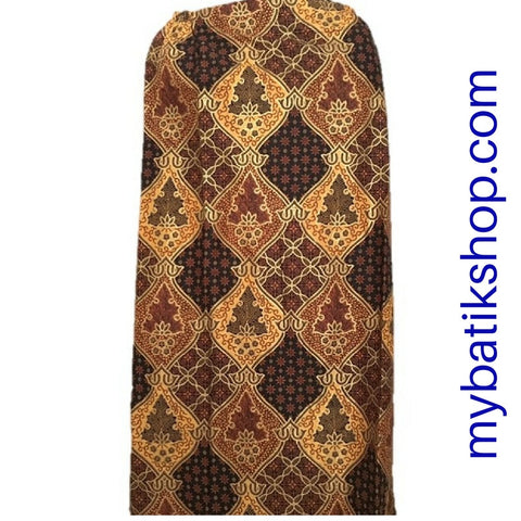 Batik for Girls - Classic Brown Sarong Skirt