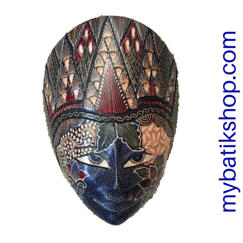 Wooden Batik Mask Wall Decoration Medium