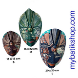 Wooden Batik Mask Wall Decoration