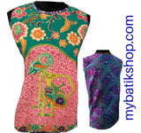 Misses Batik Top Wayang Sleeveless