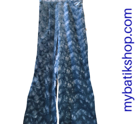 Leisure Tie Dye Indigo Pants Blue